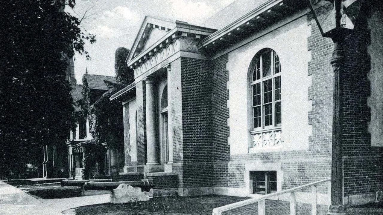 Historic exterior of the Oshawa Public Library building